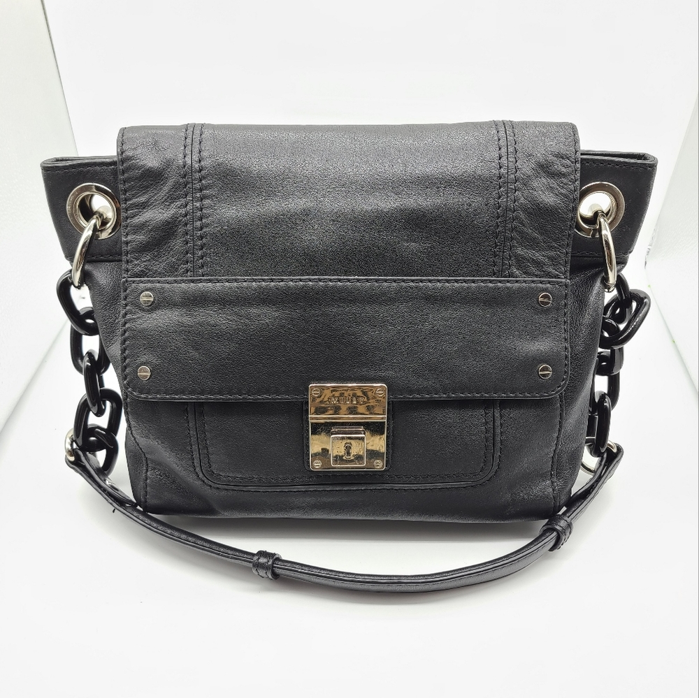 Milly Monica black leather bag